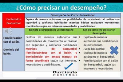 desempeños de educacion fisica primaria